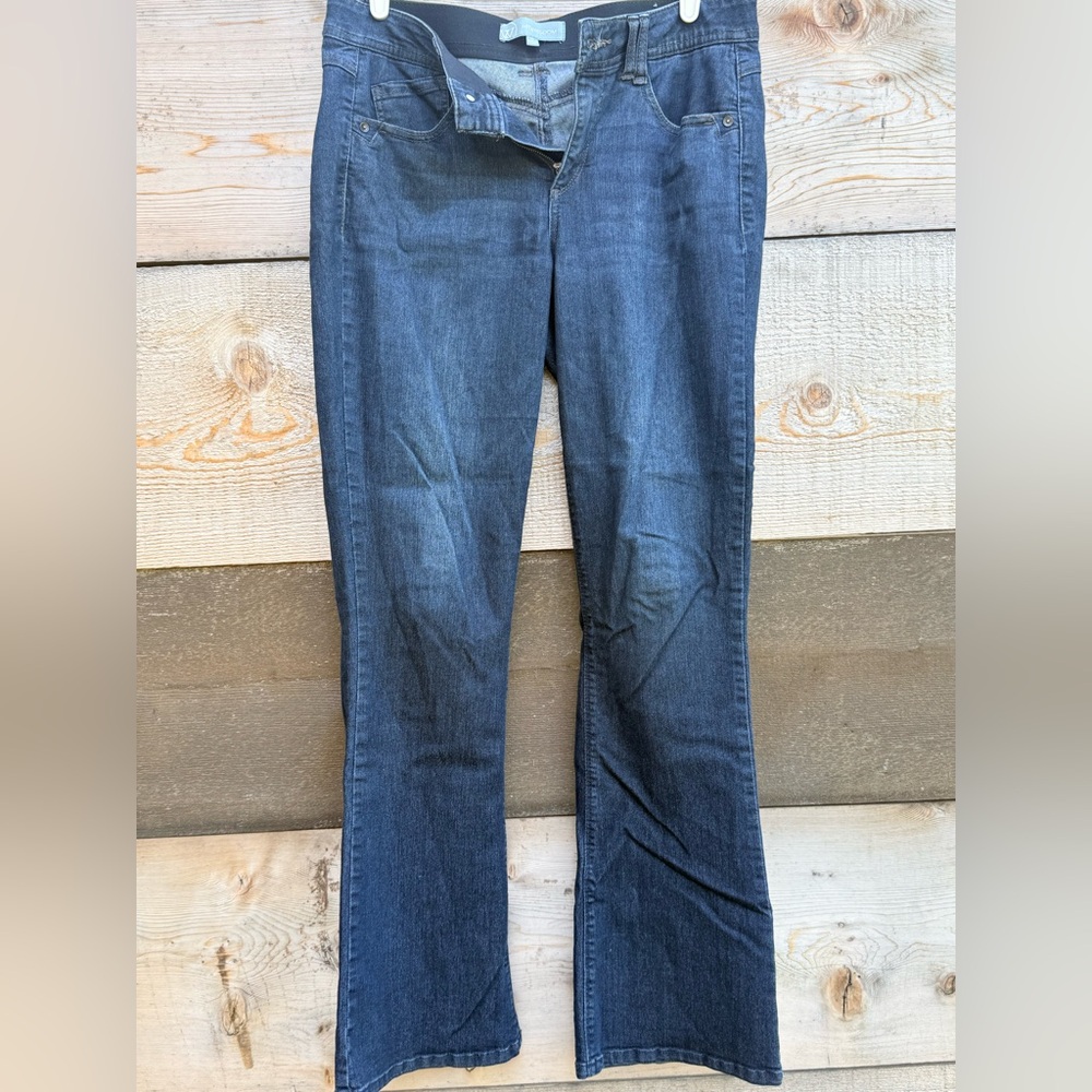 Wit & Wisdom Dark Blue stretch Bootcut Jeans Sz 10